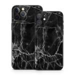 Black Marble iPhone 12 Skin