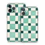 Checker Mosaic Green iPhone 12 Series Skin