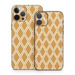 Orange Checks iPhone 12 Series Skin