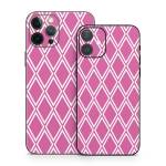 Pink Checks iPhone 12 Series Skin