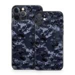 Digital Navy Camo iPhone 12 Series Skin