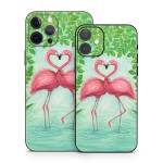 Flamingo Love iPhone 12 Series Skin