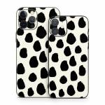 Inky Spots Cream iPhone 12 Series Skin