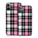 Pink Plaid iPhone 12 Series Skin