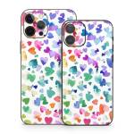Valentines Love Hearts iPhone 12 Series Skin