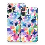 Watercolor Crystals and Gems iPhone 12 Series Skin