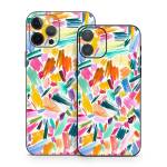Watercolor Colorful Brushstrokes iPhone 12 Series Skin