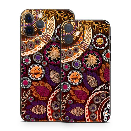 Autumn Mehndi iPhone 12 Series Skin