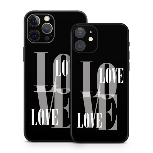Black Love iPhone 12 Series Skin