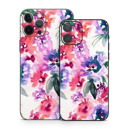 Blurred Flowers iPhone 12 Series Skin