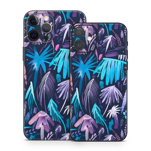 Brushstroke Palms iPhone 12 Series Skin
