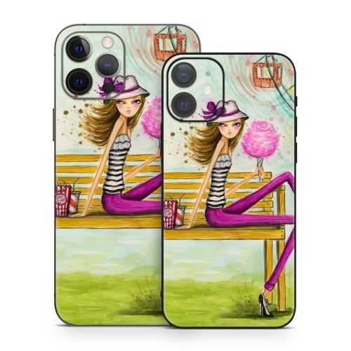 Carnival Cotton Candy iPhone 12 Series Skin
