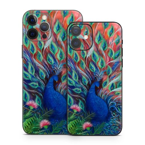 Coral Peacock iPhone 12 Series Skin