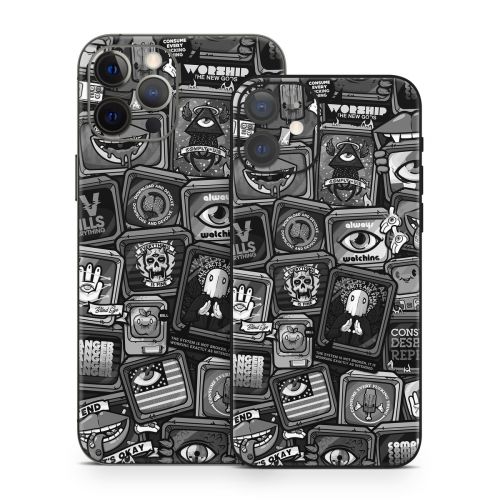 Distraction Tactic B&W iPhone 12 Series Skin