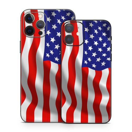USA Flag iPhone 12 Series Skin