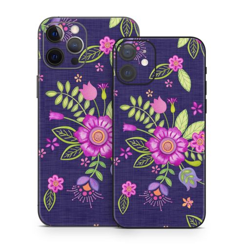 Folk Floral iPhone 12 Series Skin