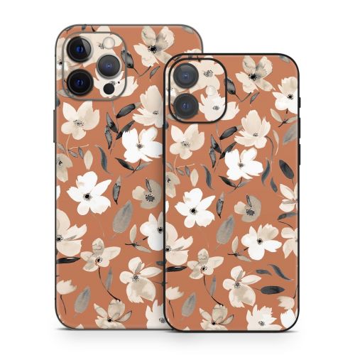 Fresh Flowers Copper iPhone 12 Series Skin