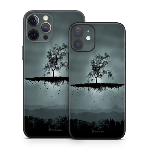 Flying Tree Black iPhone 12 Series Skin