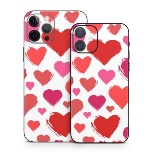 Hearts iPhone 12 Series Skin