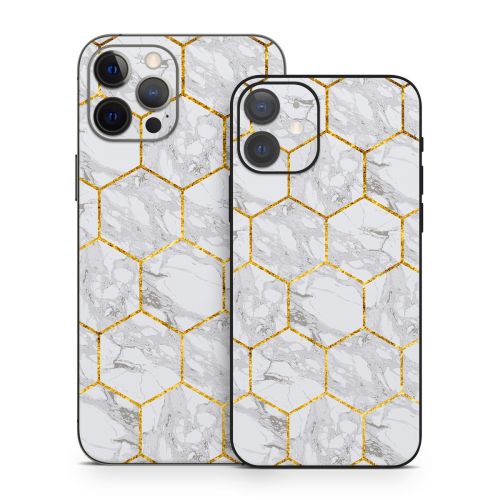 Honey Marble iPhone 12 Series Skin