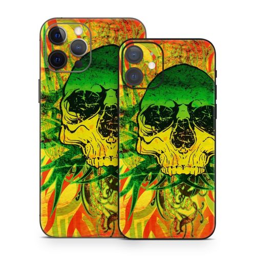 Hot Tribal Skull iPhone 12 Series Skin
