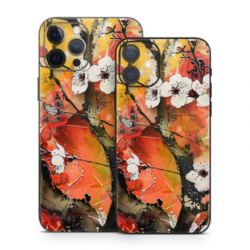 Japanese Blossoms iPhone 12 Series Skin