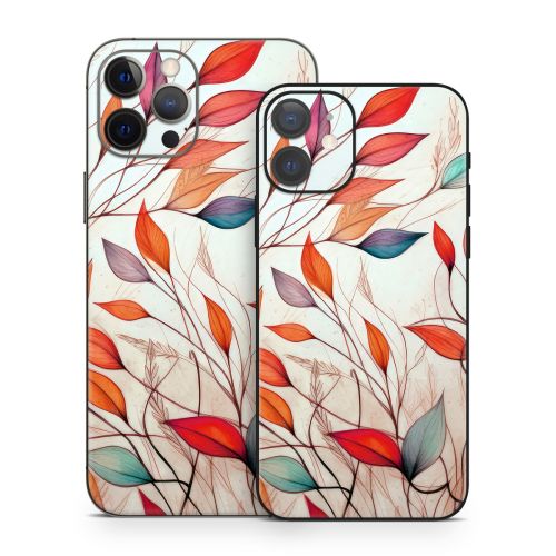 Leaf Sketches iPhone 12 Series Skin