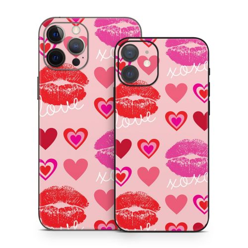 Love Hugs Kisses iPhone 12 Series Skin