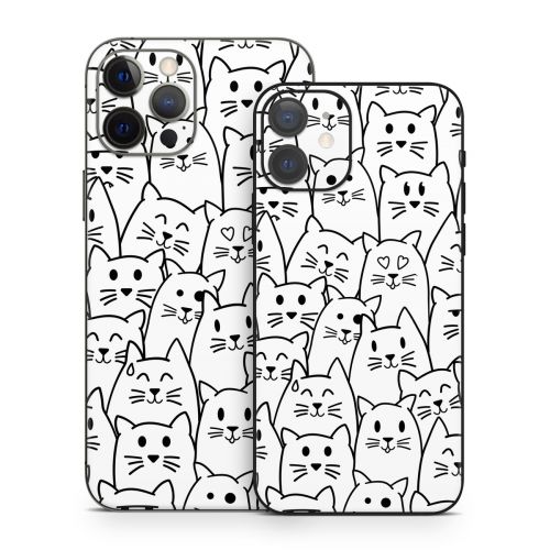 Moody Cats iPhone 12 Skin