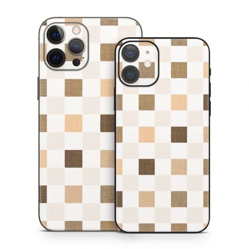Neutral Checker iPhone 12 Series Skin