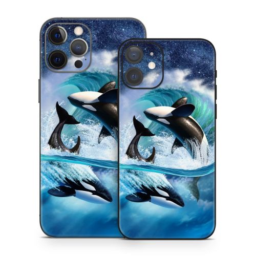 Orca Wave iPhone 12 Series Skin