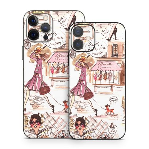 Paris Makes Me Happy iPhone 12 Series Skin