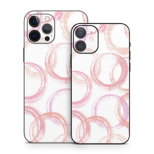 Pink Circles iPhone 12 Series Skin