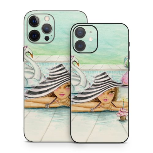 Delphine at the Pool Party iPhone 12 Series Skin