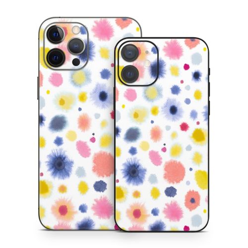 Red Blue Dots iPhone 12 Series Skin