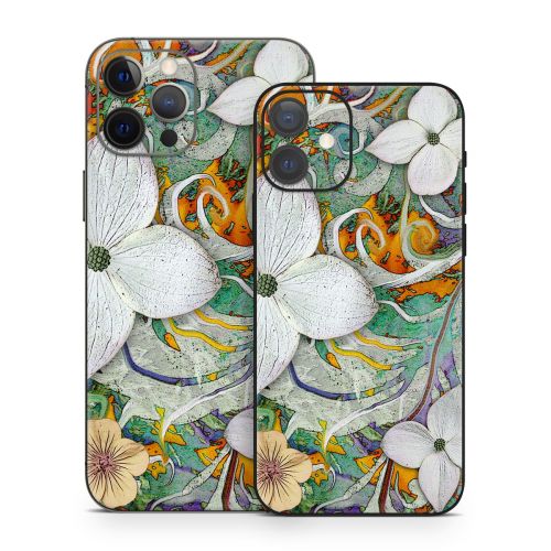 Sangria Flora iPhone 12 Series Skin