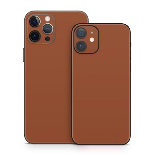 Solid State Cinnamon iPhone 12 Series Skin