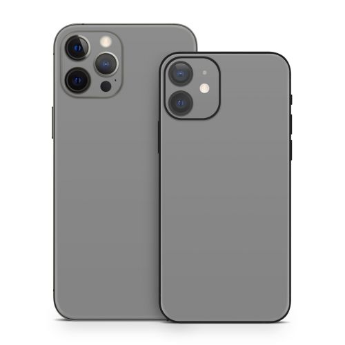 Solid State Grey iPhone 12 Skin