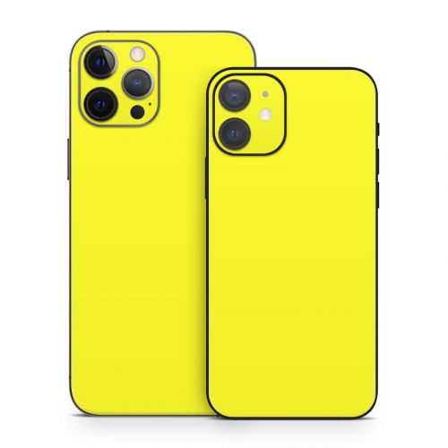 Solid State Lemon iPhone 12 Series Skin