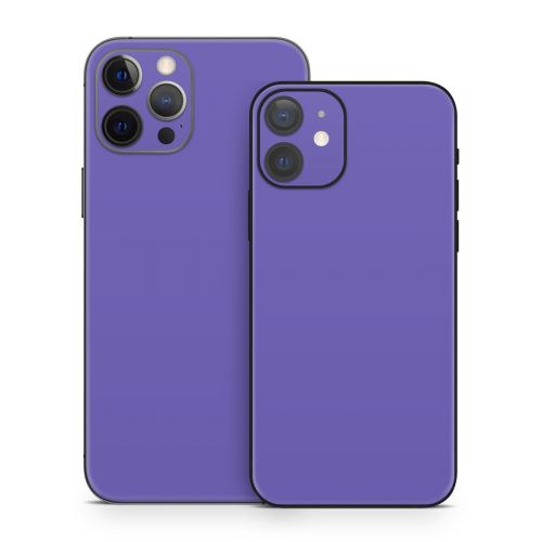Solid State Purple iPhone 12 Skin