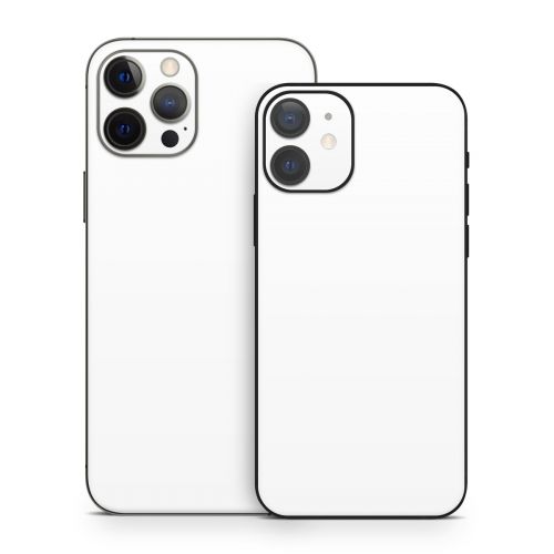 Solid State White iPhone 12 Skin