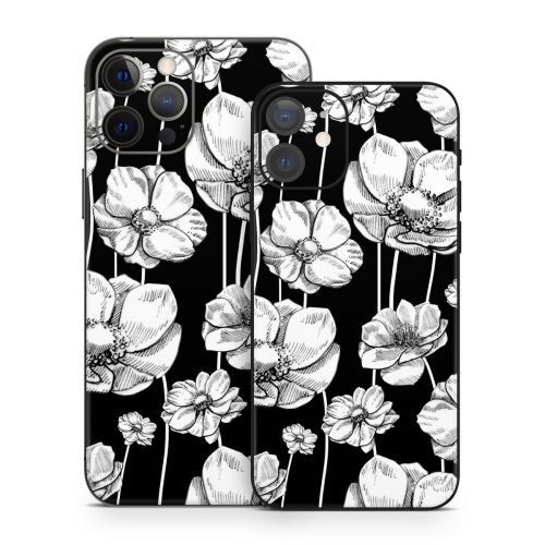 Striped Blooms iPhone 12 Series Skin