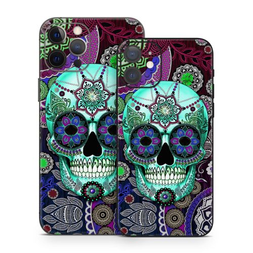 Sugar Skull Sombrero iPhone 12 Series Skin