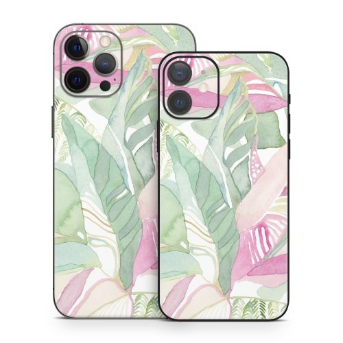 Tropical Leaves iPhone 12 Series Skin