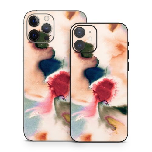 Abstract Watercolor Mineral iPhone 12 Series Skin