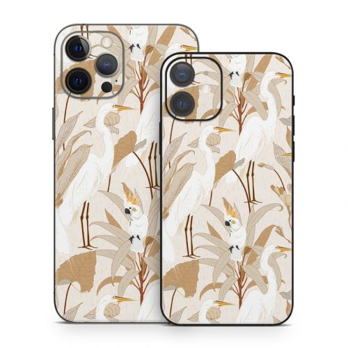White Cranes Cockatoo iPhone 12 Series Skin
