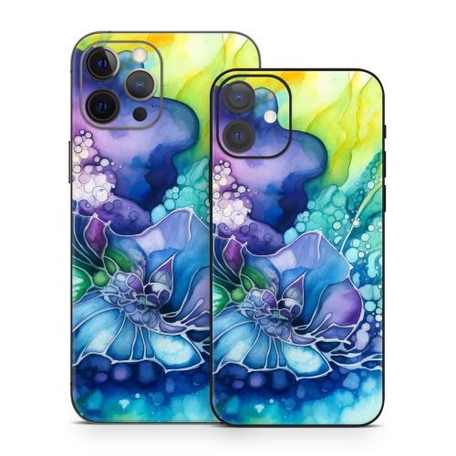 Watercolor Flora iPhone 12 Series Skin