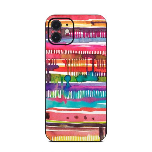 Watercolor Lines iPhone 12 Series Skin