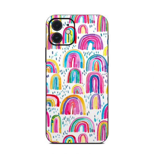 Watercolor Rainbows iPhone 12 Series Skin