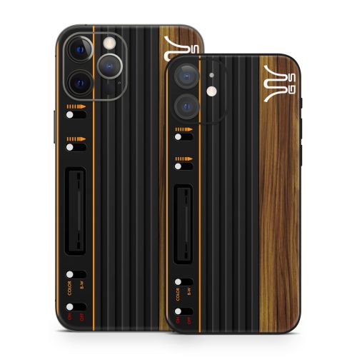 Wooden Gaming System iPhone 12 Series Skin
